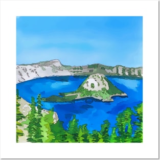 Crater Lake National Park Posters and Art